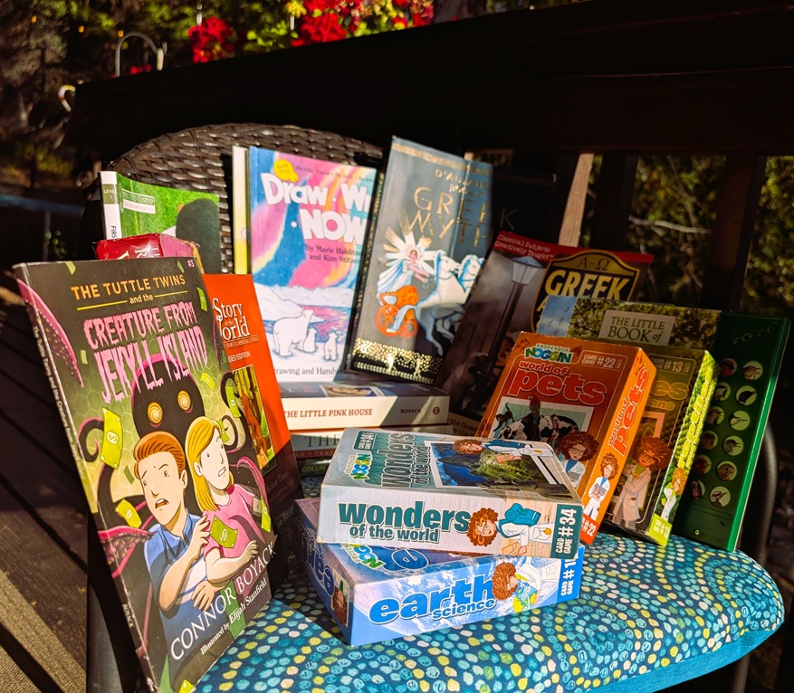 Homeschool curriculum and resources.